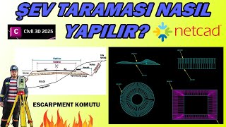 Civil3D ve Netcad Kullanarak Şev Tarama Nasıl Yapılır [upl. by Edna312]