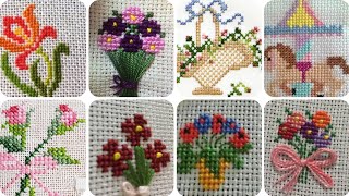 Latest stylish cross stitch patterns and diagram design [upl. by Mctyre404]