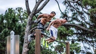 My Street Workout Performance ► NATIONAL TV Brendan Meyers amp Rob Lohnes  Brendan Meyers [upl. by Awe]