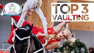 Top 3 Vaulting  Junior PasDeDeux  FEI World Vaulting Championships™ Ebreichsdorf [upl. by Oludoet]