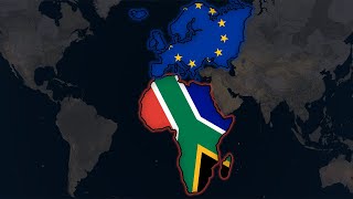 Europe vs Africa  HOI4  Timelapse [upl. by Thackeray783]