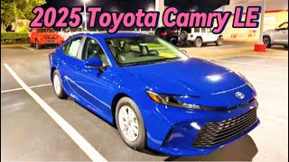 Brand New Toyota Camry LE review 2025  Toyota Camary Le Interior [upl. by Mikkel]