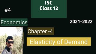 Elasticity of DemandPart 1  isc  class 12 [upl. by Alilak]