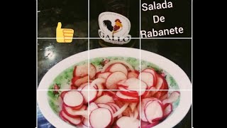 salada de rabanete [upl. by Afnin]