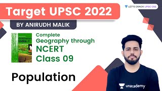 L8 Population  Class 9  Target UPSC  Complete Geography Through NCERT  Anirudh Malik [upl. by Laspisa535]