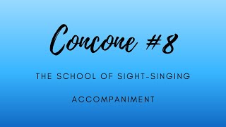 Concone 8 Accompaniment [upl. by Yc]