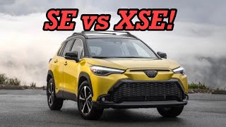 2023 Toyota Corolla Cross hybrid SE VS XSE Which to buy [upl. by Alby]