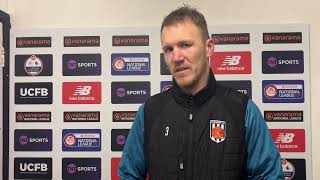 INTERVIEW  Mark Ellis  Chorley vs Buxton [upl. by Hulbig]