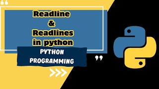 Python File Handling  Part 5  Using readline and readlines for File Reading  MUST WATCH [upl. by Couture]