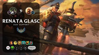 Renata Glasc Support vs Leona  KR Challenger Patch 144 [upl. by Sherie]