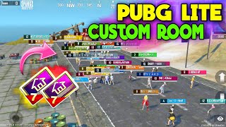 CUSTOM ROOM LIVE  PUBG MOBILE LITE 0260 NEW UPDATE PLAYING ON LIVE STREAM  FMG GAMING [upl. by Troc972]