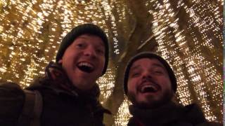 Christmas Time at Tivoli Gardens Theme Park  Copenhagen Denmark [upl. by Addie]