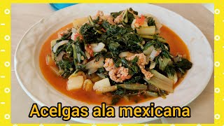 deliciosas acelgas ala mexicana cocinandoconmiabuelo [upl. by Sire]