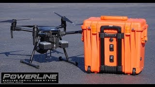 PowerLine AutoTensioning  Tethered Drone System [upl. by Arodnahs317]