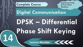 Differential Phase Shift Keying DPSK Definition Waveform DPSK transmitter amp DPSK receiver [upl. by Neetsirk736]