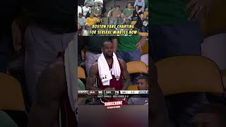 Boston Fans Chant “Lets Go Celtics” Endlessly in Blowout Lebron Witnesses Best Sports Fans shorts [upl. by Sara]