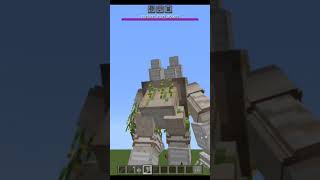 Mutant iron Golem VS rake and huggy wuggy remix minecraft [upl. by Leiand]