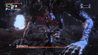 Bloodborne  Glitch in Bloodletting Beast battle [upl. by Noremak]