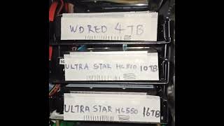 How i make my Ultrastar HC550 HC510 operating quietly With comparison to WD RED Plus 4TB [upl. by Gibert]