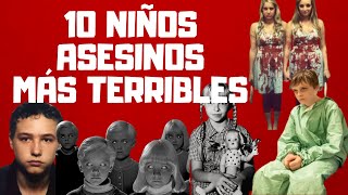 ESPECIAL HALLOWEEN Top NIÑOS asesinos más PELIGROSOS de la historia [upl. by Htidirem]