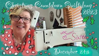 December 24th  Christmas Countdown Quiltalong 2023 with Helen Godden [upl. by Normac]