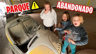 EXPLORAMOS un PARQUE de ATRACCIONES ABANDONADO en FAMILIA ¡4 años de abandono [upl. by Nagy]