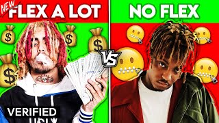 RAPPERS WHO FLEX A LOT vs RAPPERS WHO DONT FLEX A LOT [upl. by Noicpecnoc]