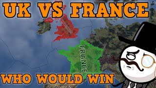 UK VS FRANCE Who Would Win Hearts Of Iron 4 Competitive Battles [upl. by Etep]