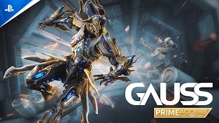 Warframe  Gauss Prime Access  PS5 amp PS4 Games [upl. by Aidyn]