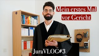 Mein erstes Mal vor Gericht Referendariat  JuraVLOG3 [upl. by Amias]