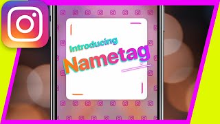 How to Use Instagram Nametag  New Instagram Update [upl. by Brom]