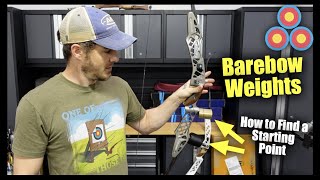 Barebow Archery Weights 101  Starting Points Adjustments and Options [upl. by Cressy]