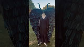 I made this wings for a full Maleficent costume [upl. by Tybi]