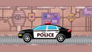 Toy Factory Police Car  Kids videos  Games for children [upl. by Arah]