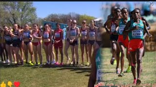 Womens race under 20 years old World Cross Country Championships Belgrade 2024 [upl. by Llerdnad]