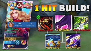 LANCELOT BEST ONE SHOT TRUE DAMAGE BUILD 2024 🔥  90 BROKEN [upl. by Marcella]