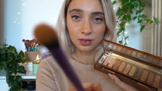 TI TRUCCO PER FARTI DORMIRE  ASMR Makeup Roleplay [upl. by Karia]