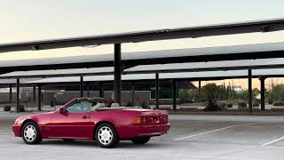 1993 Mercedes 500SL 21K Miles Top Operation Video [upl. by Vanthe]