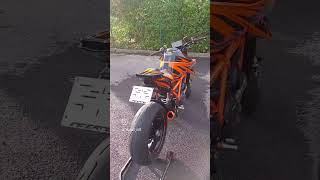 Ktm superduke 1290 r akrapovic 2020 full titanium exhaust Pirelli [upl. by Sarad]