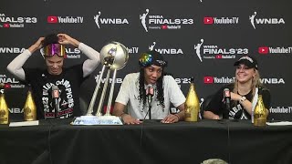 FULL CONFERENCE Las Vegas Aces after winning second WNBA championship title [upl. by Goody]