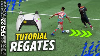 FIFA 22  MEJORES REGATES FACILES Y EFECTIVOS 1 TUTORIAL🔥🎮 [upl. by Ing890]