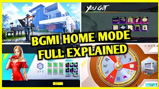 😍BGMI HOME MODE FULL EXPLAINED  HOW TO LEVEL UP FASTER IN HOME  HOW TO MAKE HOME EASILY [upl. by Yarazed]