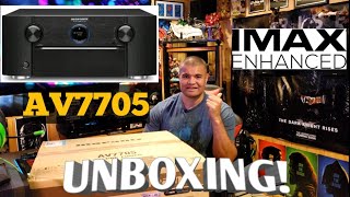 Marantz AV7705 112 IMAX ENHANCED AV Processor Unboxing [upl. by Pentha374]