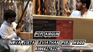 Nova vista Leviathan psr2 wood pcp air rifle [upl. by Ailefo]