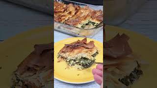 Whats the SECRET to Flaky Spanakopita Crust [upl. by Gnoud558]