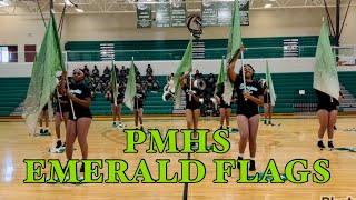 PMHS Emerald Flagline  ‘24 Band Showcase  BeyoncéDC3 Homecoming Mix [upl. by Akciret]