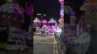 Lighting show in the Road Singapore travel singaporesights love music [upl. by Adnilav]