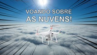 Acima das nuvens drone dji phantom 4 atravessando as nuvens [upl. by Namruht942]