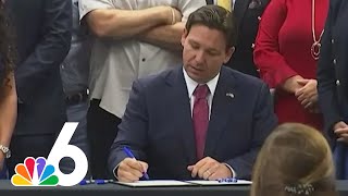 Gov DeSantis signs law that allows squatters to be immediately evicted [upl. by Nylzaj277]