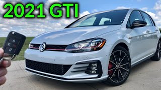 Review The 2021 VW Golf GTI Autobahn is STILL a Great Daily Hot Hatch [upl. by Llenrac]